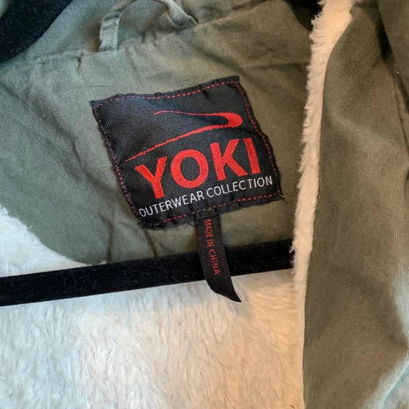 Yoki Outerwear Collection Olive Jacket - Picture 3 of 6